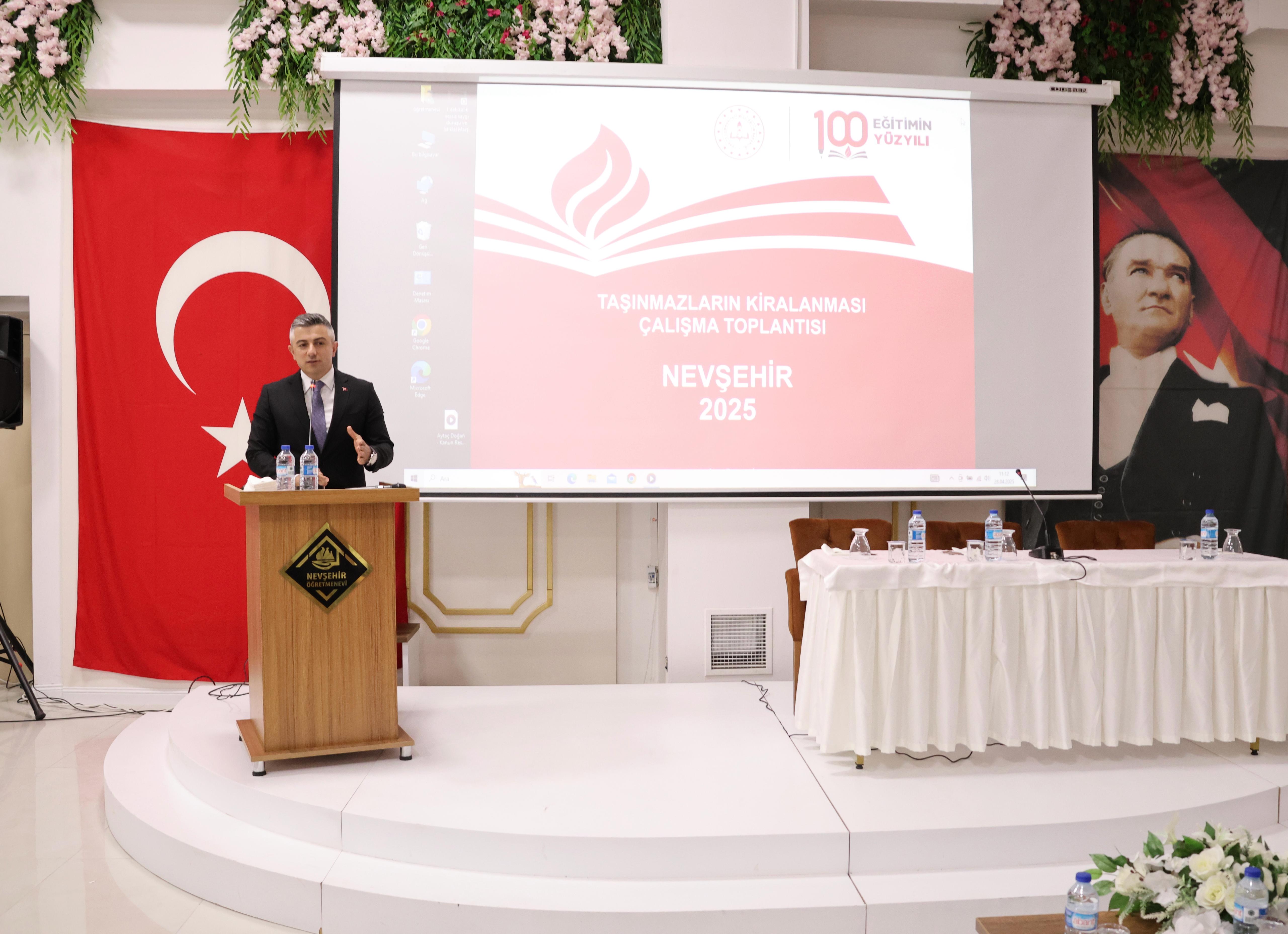 Millî Eğitim Bakanlığı Destek Hizmetleri Genel Müdürlüğü Tarafından, Nevşehir'de Düzenlenecek Olan Çalışma Toplantısı Başladı